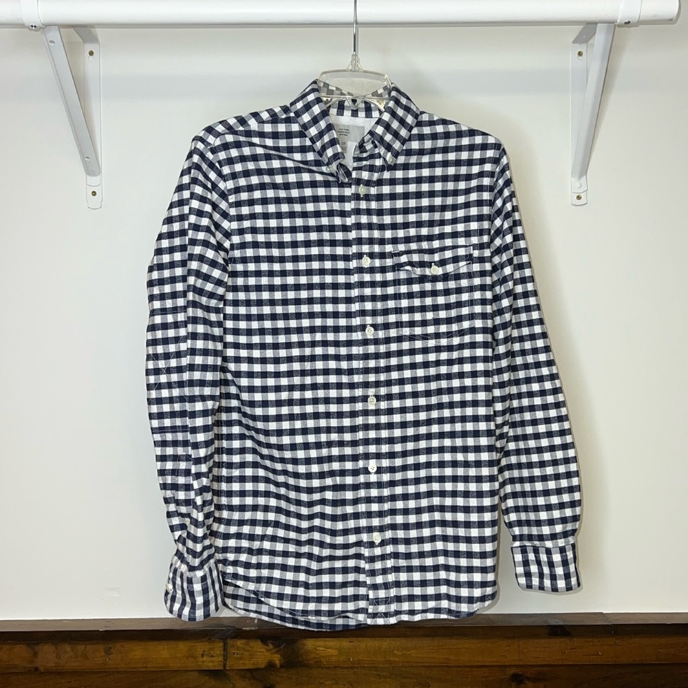 Jack Spade‎ Warren Street Blue & White Gingham Button Down Shirt- Small